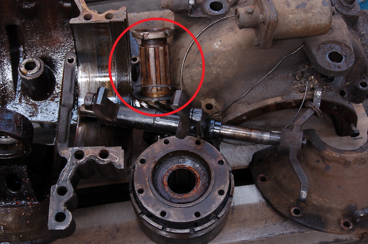 Even in this condition, we can handle the delivered gearbox